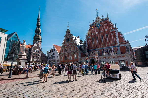 Widok dzień Plac Ratuszowy — Zdjęcie stockowe