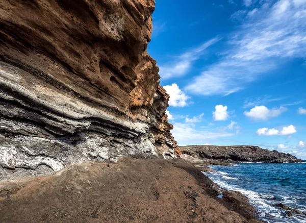 Montana Amarilla in Costa del Silencio. Tenerife — Stock Photo, Image