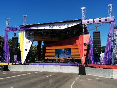 Main stage during Riga City Festival