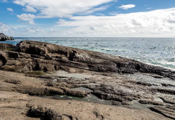 Montana Amarilla in Costa del Silencio. Tenerife, Canary Islands — Stock Photo, Image