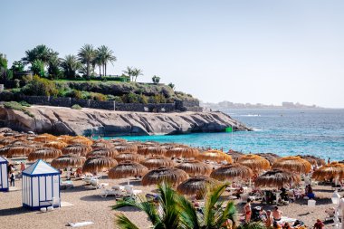 El Duque plaj. Tenerife, Kanarya Adaları