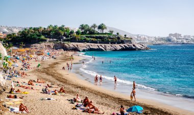 El Duque beach in Tenerife, Canary Islands clipart