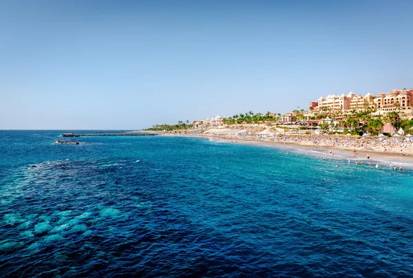 Atlantický oceán a El Duque beach — Stock fotografie