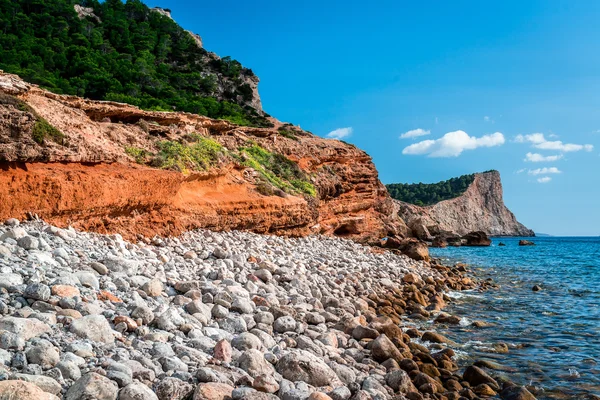 Praia Experimental em Cap Des Falco em Ibiza — Fotografia de Stock