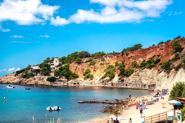 Cala d'Hort strand van Ibiza — Stockfoto