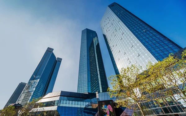 Wolkenkrabbers van Frankfurt am Main — Stockfoto