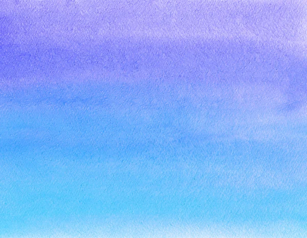 Pintura aquarela. Gradiente azul — Fotografia de Stock