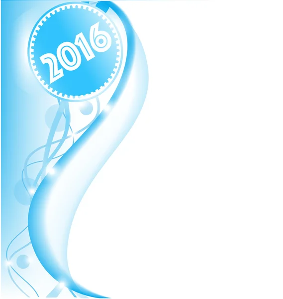 Felice anno nuovo 2016 design — Vettoriale Stock