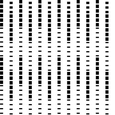 Siyah ve beyaz soyut vektör dokusu, dikdörtgen gibi geometrik şekillerden yaratılan arkaplan deseni