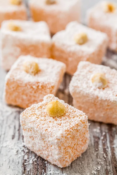 Sortiment av Turkish Delight — Stockfoto