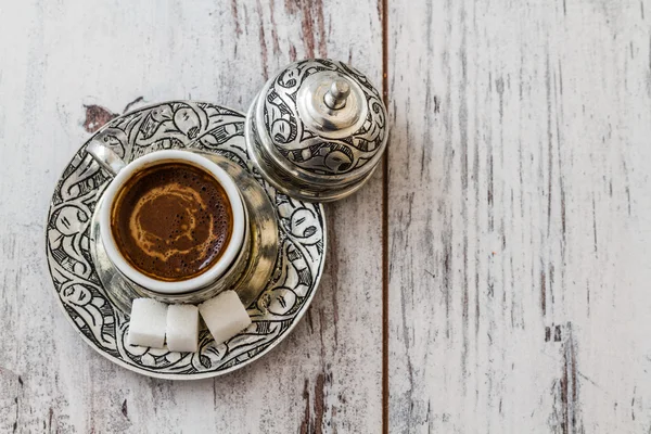 Traditionellt turkiskt kaffe — Stockfoto