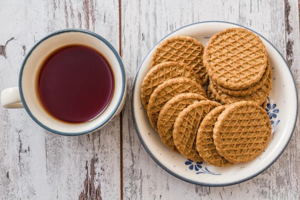 Tea and Biscuits Royalty Free Stock Photos