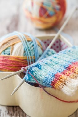 örgü ile tekerlek teli