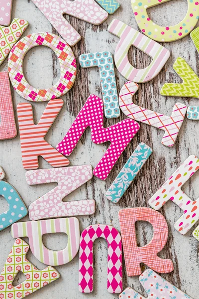 Cartas coloridas con patrones — Foto de Stock
