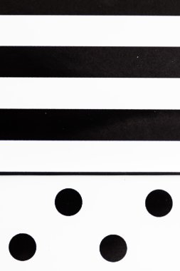 siyah ve beyaz geometrik tuval