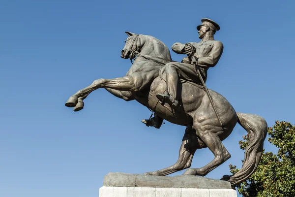 Estátua de Honra Dedicada à Aterragem de Ataturk em Samsun Fotos De Bancos De Imagens