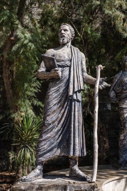Bodrum Muğla Sualtı Arkeoloji Müzesi yanındaki heykeller