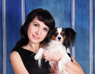 öğe, dikey, bir köpek