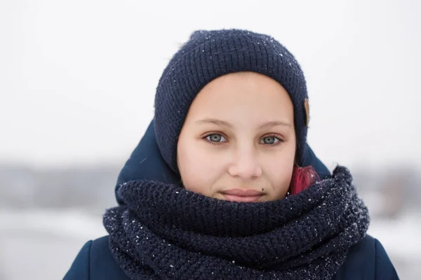 Girl Pink Hair Wearing Hat — Stock Photo, Image