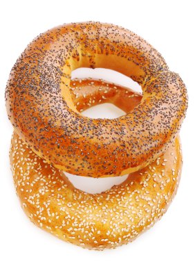 iki donut izole