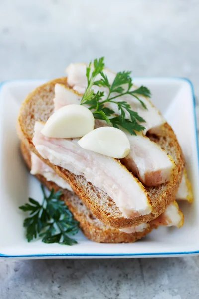 Hamburguesa ucraniana con ajo — Foto de Stock