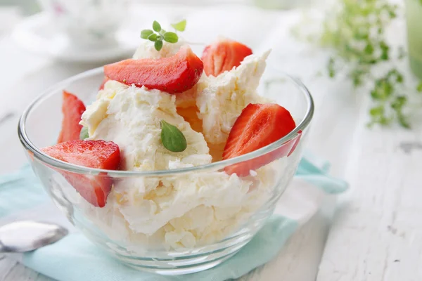 Dessert aus Quark — Stockfoto