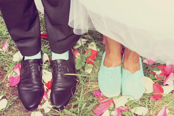Legs bridal, tinted — Stock Photo, Image