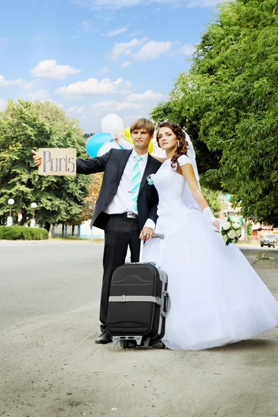 In a honeymoon — Stock Photo, Image
