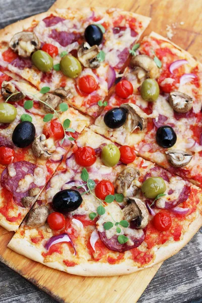 식욕을 돋 우는 피자 — 스톡 사진