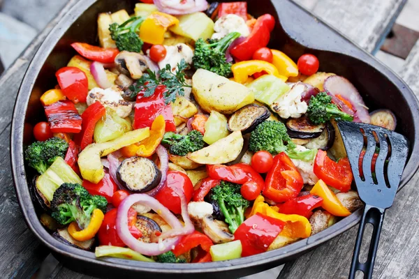 Steamed vegetables — Stock Photo, Image