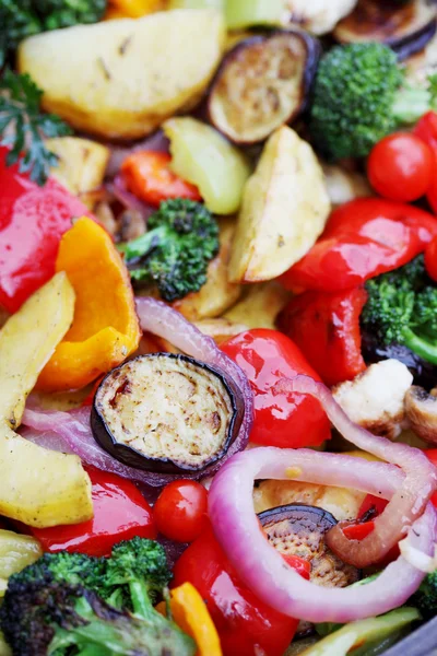 Boiled vegetables with butter — Stock Photo, Image