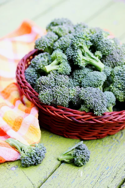 Oogst broccoli — Stockfoto