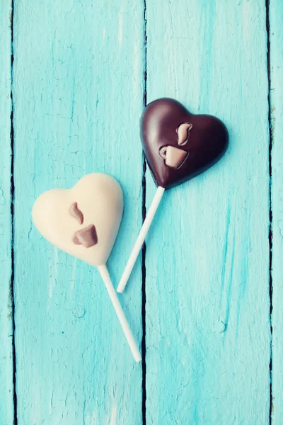 心臓の形のキャンディ ヴィンテージ — ストック写真