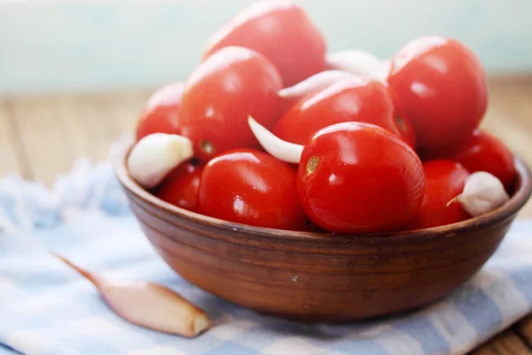 Консервированные помидоры — стоковое фото