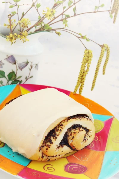 Dessert with poppy seeds — Stock Photo, Image