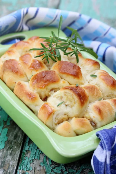 Faule Fleischkuchen, Nahaufnahme — Stockfoto