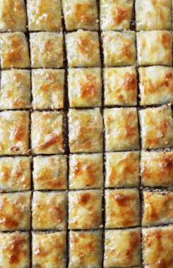 Doğu tatlılar, üstten görünüm