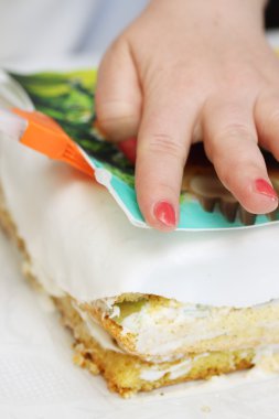 Şef yenilebilir resmini Yapıştır