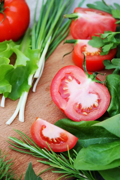 Fresh tomatoes, close-up — Stock Photo, Image