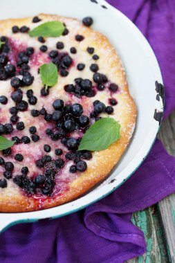 Turta ile yaban mersini, üstten görünüm