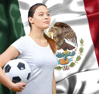 Meksika gurur kadın futbol hayranıyım