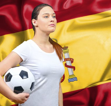 Gurur kadın futbol fan, İspanya