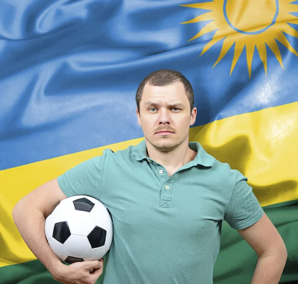 Orgulloso fanático del fútbol de Ruanda —  Fotos de Stock