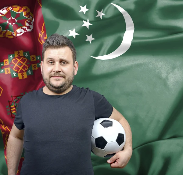 Türkmenistan gurur futbol hayranıyım — Stok fotoğraf