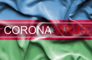 Azerbaycan kavramsal görüntüsünde Coronavirus
