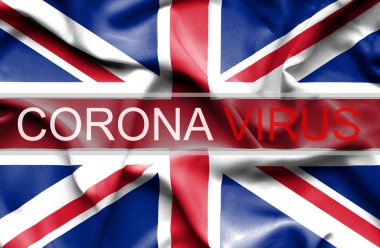 Büyük Britanya 'da Coronavirus kavramsal görüntüsü