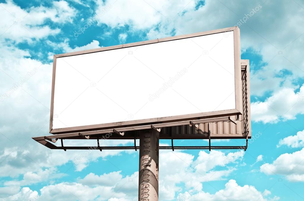 Huge billboard in the sky