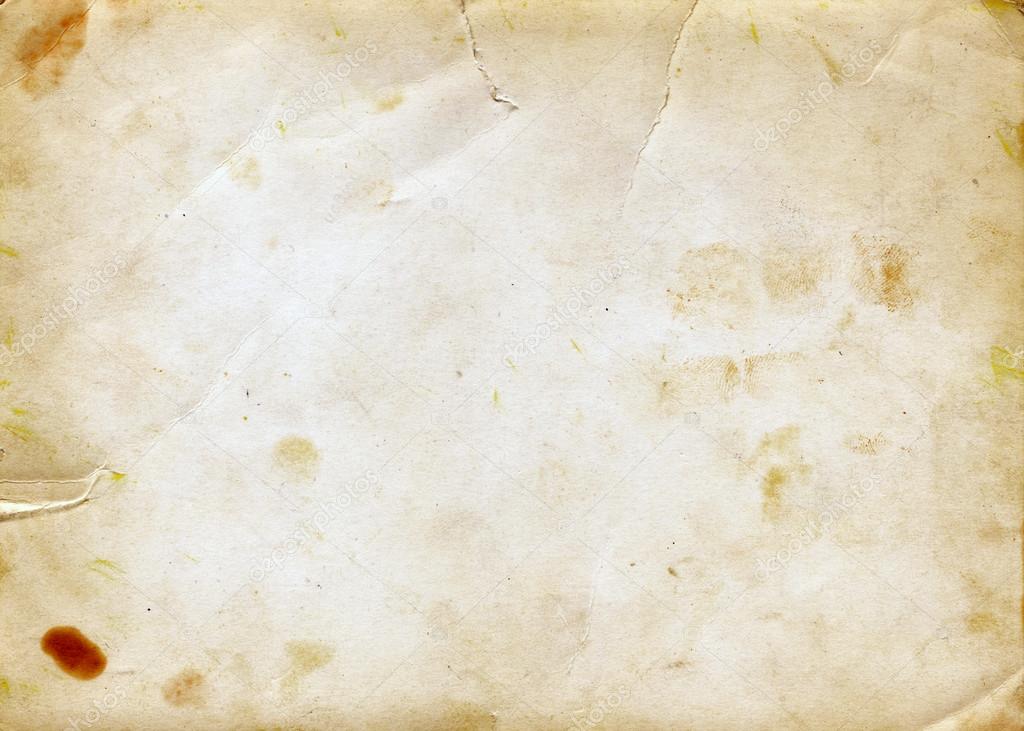 Old paper texture with stains 