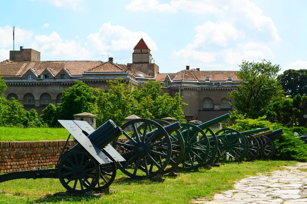 View of military Museum in fortress Kalemegdan in Belgrade, Serb — Stock Photo, Image