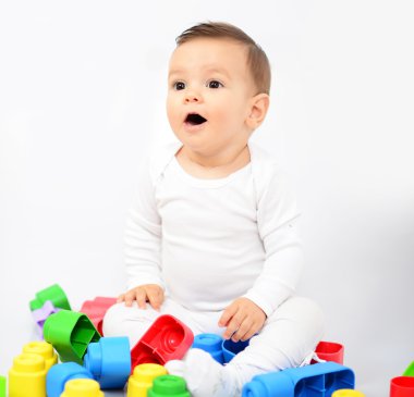 güzel bebek kız renkli oyuncaklar - studio vurdu